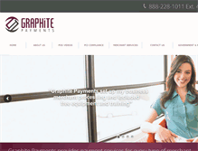 Tablet Screenshot of graphitepayments.com